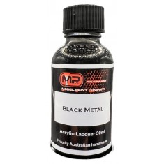 Acrylic Lacquer - Black Metal (30ml)