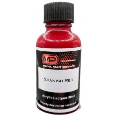 Acrylic Lacquer - Spanish Red (30ml)