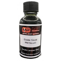 Acrylic Lacquer - Dark Sage Metallic (30ml)