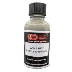 Acrylic Lacquer - WW1 RFC Battleship Grey (30ml)
