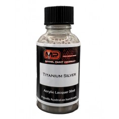 Acrylic Lacquer - Titanium Silver (30ml)