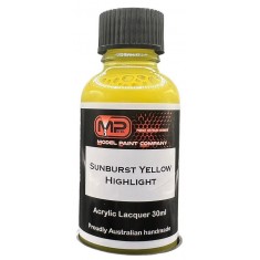 Acrylic Lacquer - Sunburst Yellow Highlight (30ml)