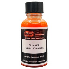 Acrylic Lacquer - Sunset Fluro Orange (30ml)