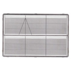 1/72 High Chain Fence (length: 256mm) w/Barbed Wire