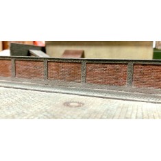 HO Scale Brick Fence (Height approx. 26 mm)