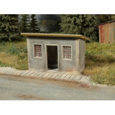 N Scale Bus Stop
