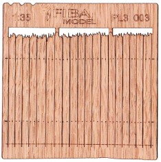 1/32, 1/35 Wooden Fence Type - 3 (laser cut, 2 sheets)