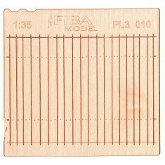 1/32, 1/35 Wooden Fence Type - 10 (laser cut, 2 sheets)