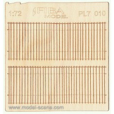 1/72 Straight Cut Privacy Fence (2 sheets)