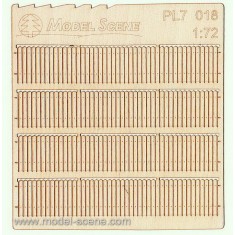1/72 Stockade Privacy Fence (2 sheets)