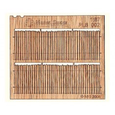 HO Scale 1/87 Rough Cut Cedar Privacy Fence Ii Type 3
