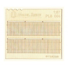 HO Scale 1/87 Saw Toothed Privacy Fence Type 4