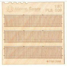 HO Scale 1/87 Stockade (Short) Fence Type 9