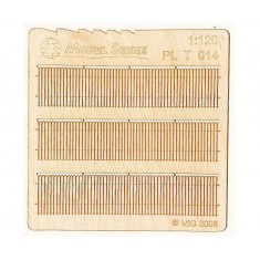 1/120 Stockade (Tall) Fence Type 14