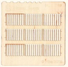 1/120 Stockade Fence Boards - Wider Size Type 19