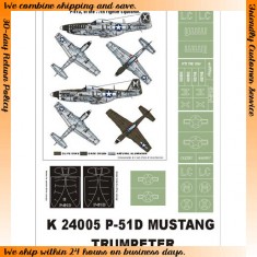 1/24 P-51D Mustang Paint Mask Vol.1 for Trumpeter (Canopy Masks + Insignia Masks)