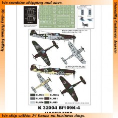 1/32 Me-109 K-4 Paint Mask Vol.1 for Hasegawa (Canopy Masks + Insignia Masks)