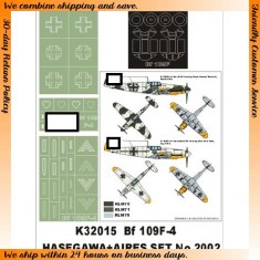 1/32 Messerschmitt Bf 109F-4 Canopy Masks + Insignia Masks Vol.1 for Hasegawa/Aires