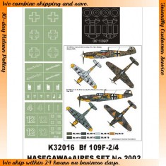 1/32 Messerschmitt Bf 109F-4 Canopy Masks + Insignia Masks Vol.2 for Hasegawa/Aires