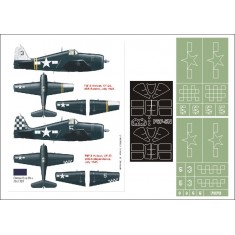 1/32 F6F5 Hellcat Paint Mask for Trumpeter (Canopy Masks + Insignia Masks)