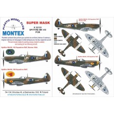 1/32 Spitfire Mk.VIII (Burma) Canopy Masks + Insignia Masks for Pacific Coast Models
