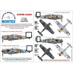 1/32 Focke-Wulf Fw 190A8 (snake) Paint Mask for Hasegawa (Canopy Masks + Insignia Masks)