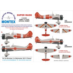 1/32 Mitsubishi A5M2b Claude Paint Mask for Special Hobby (Canopy Masks + Insignia Masks)