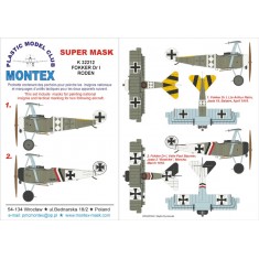 1/32 Fokker Dr.I Paint Mask Vol.2 for Roden (Insignia Masks)
