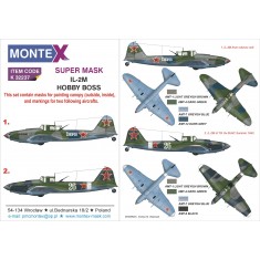 1/32 Ilyushin Il-2M Shturmovik Paint Mask for HobbyBoss kit