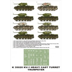 1/35 KV-1 Paint Mask Vol.1 for Trumpeter (Insignia Masks)
