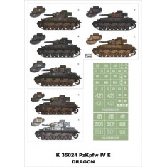 1/35 Panzer IVE Paint Mask for Dragon (Insignia Masks)