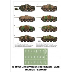 1/35 Hetzer late Paint Mask for Eduard (Insignia Masks)