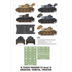 1/35 Panzer IVD Paint Mask for Dragon (Insignia Masks)