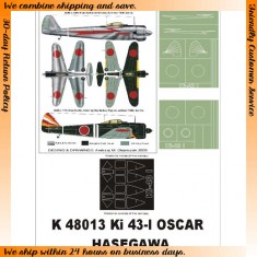 1/48 Ki-43 I Oscar Paint Mask Vol.1 for Hasegawa (Canopy Masks + Insignia Masks)