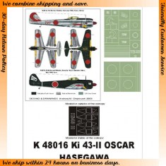 1/48 Ki-43 II Oscar Paint Mask Vol.2 for Hasegawa (Canopy Masks + Insignia Masks)