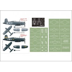 1/48 F4U-1 Corsair Paint Mask for Tamiya (Canopy Masks + Insignia Masks)