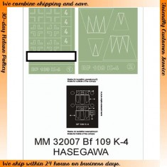 1/32 Me-109 K-4 Paint Mask for Hasegawa kit (Canopy Masks + Insignia Masks)