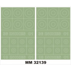1/32 RAF Roundels Type C1 Paint Mask