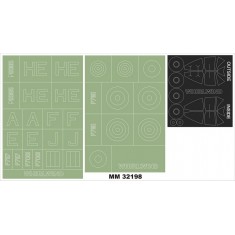 1/32 Westland Whirlwind Mk. I Paint Masking for Special Hobby kit #3204