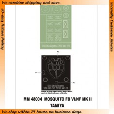 1/48 de Havilland Mosquito Paint Mask for Tamiya kit (Canopy Masks + Insignia Masks)