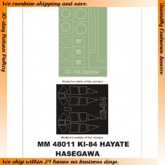 1/48 Nakajima Ki-84 Hayate Paint Mask for Hasegawa kit (Canopy Masks + Insignia Masks)