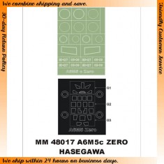 1/48 Mitsubishi A6M5c Zero Paint Mask for Hasegawa kit (Canopy Masks + Insignia Masks)