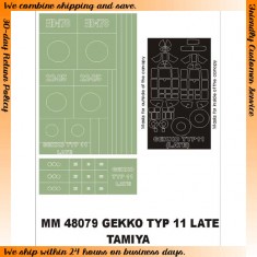 1/48 Nakajima Gekko Type 11 Paint Mask for Tamiya kit (Canopy Masks + Insignia Masks)