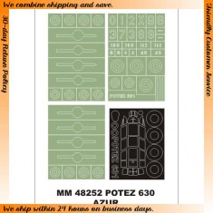 1/48 French Potez 631 Paint Mask for Azur kit (Canopy Masks + Insignia Masks)