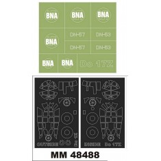 1/48 Dornier Do-17Z Paint Masks for ICM Kit #48246 (Canopy + Insignia Masks)