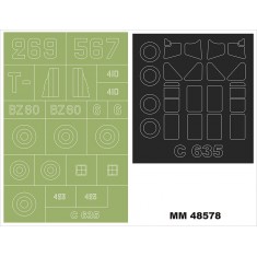 1/48 Caudron C 635 Canopy and Insignia Masking for Dora Wings Kit Dw48030