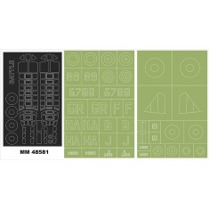 1/48 Fairey Battle Canopy and Insignia Masking for Trumpeter Kit 5831