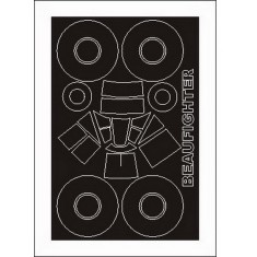 1/32 Bristol Beaufighter IF Paint Mask for Revell kit (outside)