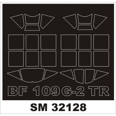 1/32 Messerschmitt Bf-109G-2 Paint Mask for Trumpeter kit (outside-inside)