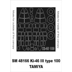 1/48 Mitsubishi Ki-46 III Type 100 Paint Mask for Tamiya kit (outside-inside)